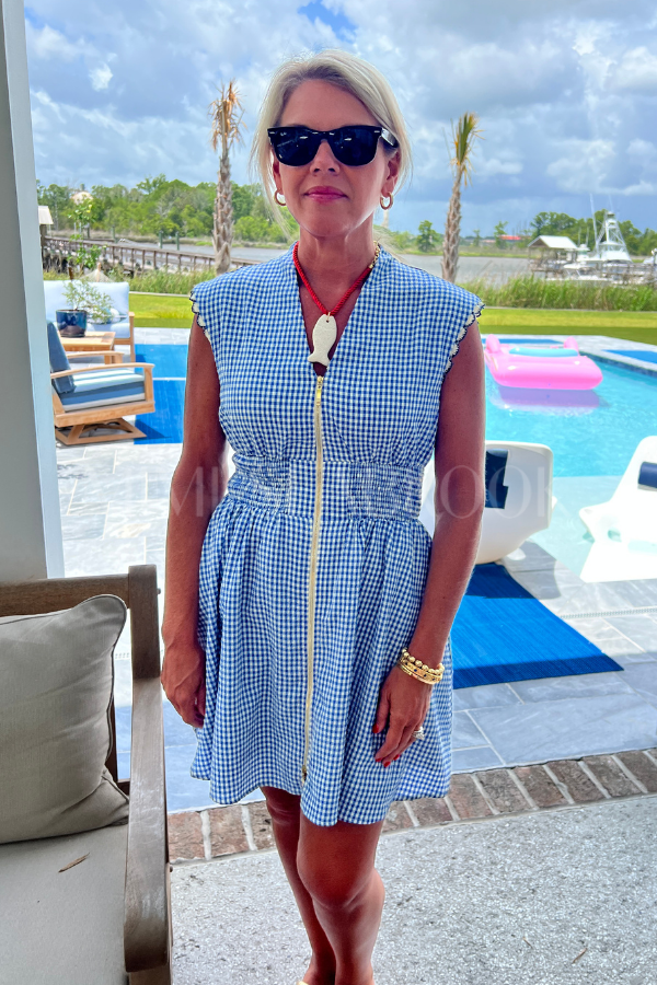 Oakley dress, blue