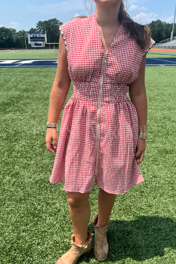 Oakley dress, red