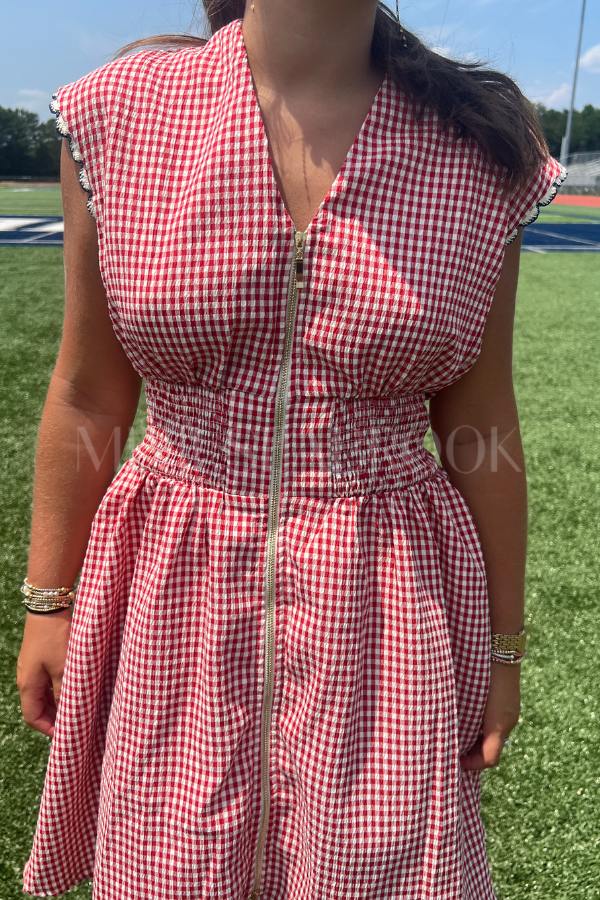Oakley dress, red