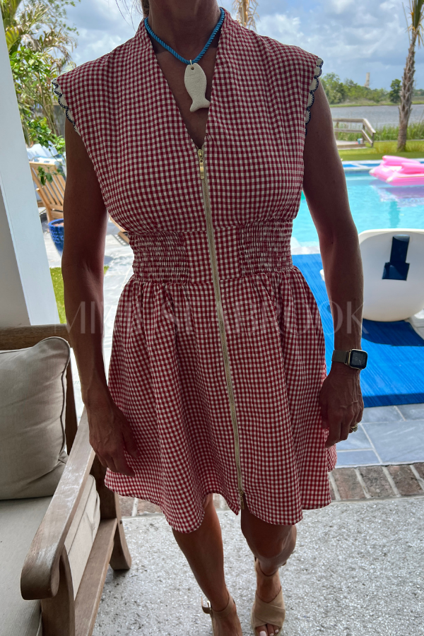 Oakley dress, red