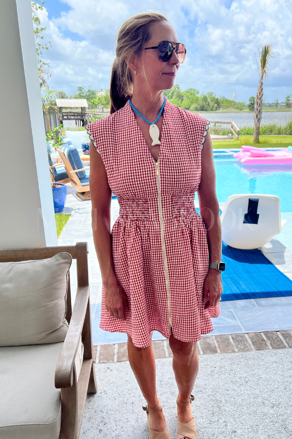 Oakley dress, red