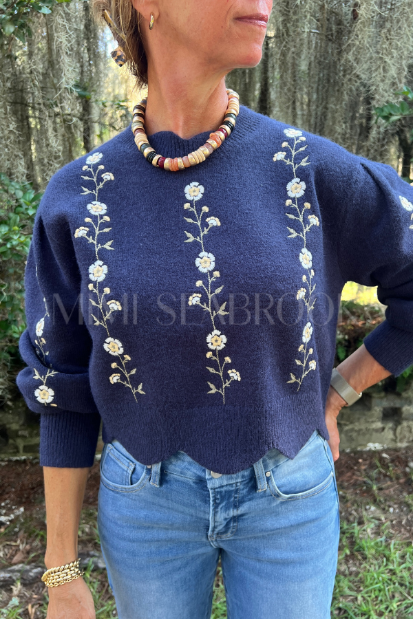Emaline sweater, navy