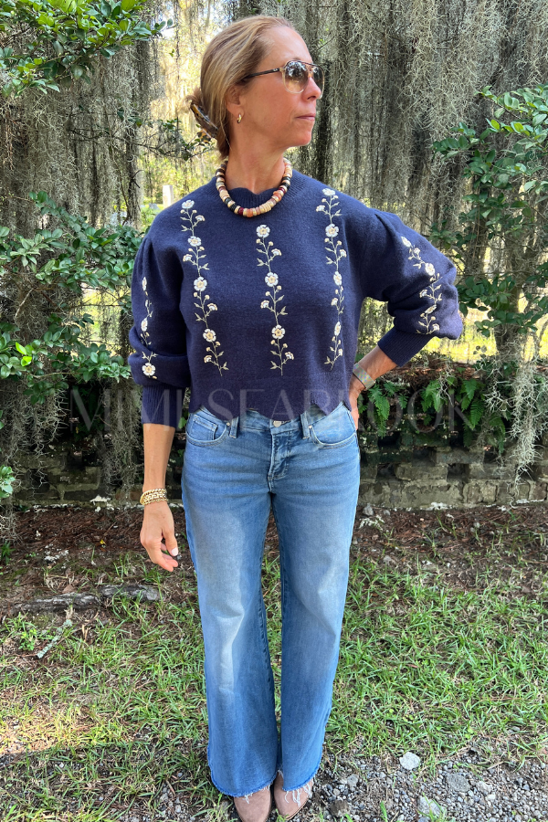 Emaline sweater, navy