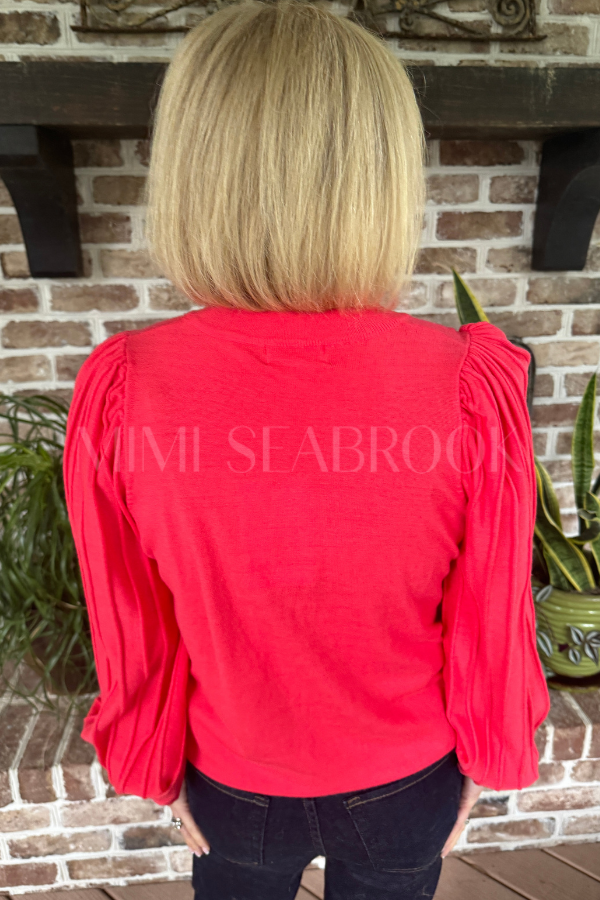 Oliver sweater, salmon