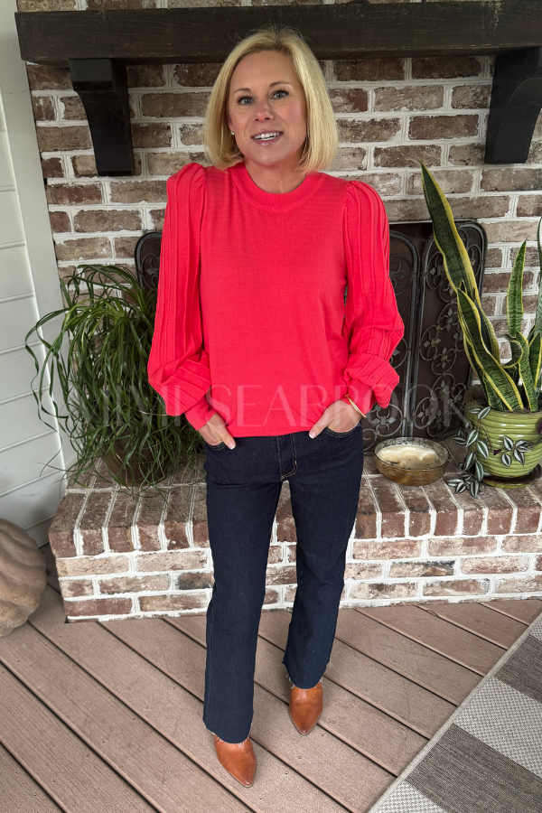 Oliver sweater, salmon