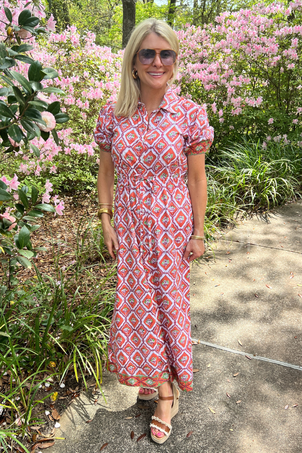 Orchid Maxi Dress, Nectarine by Victoria Dunn