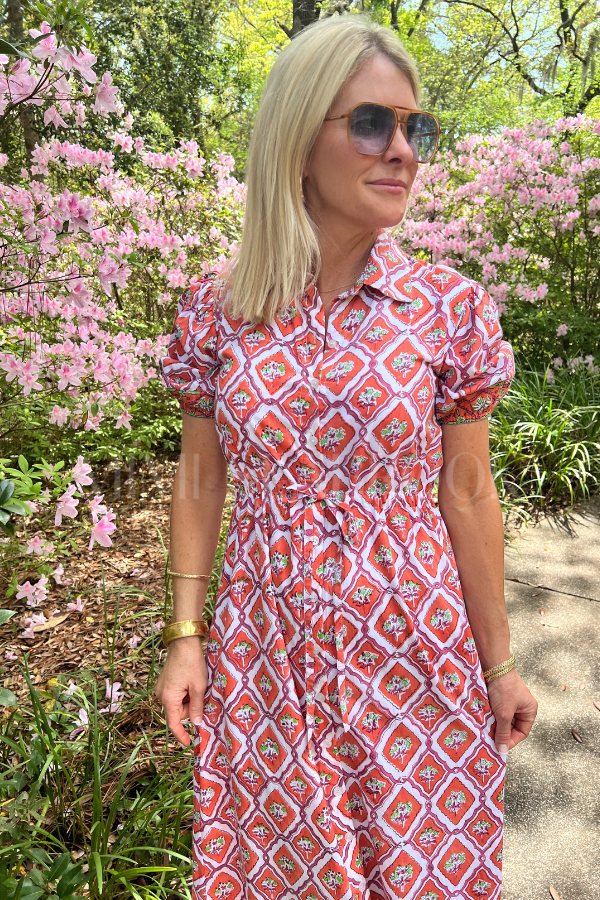 Orchid Maxi Dress, Nectarine by Victoria Dunn