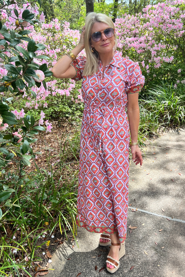 Orchid Maxi Dress, Nectarine by Victoria Dunn