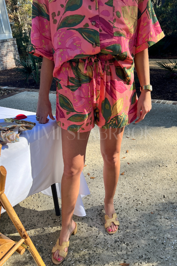 Padgett top & shorts set