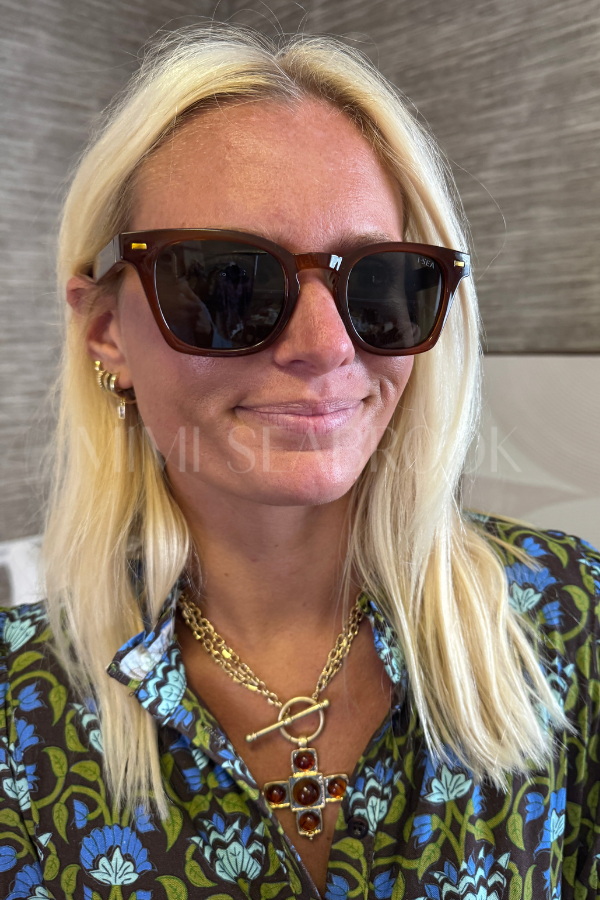 Palmer Sunglasses, orange/green by I-SEA