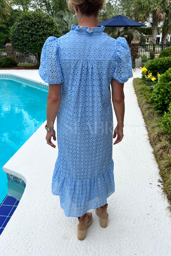 Parish dress, blue