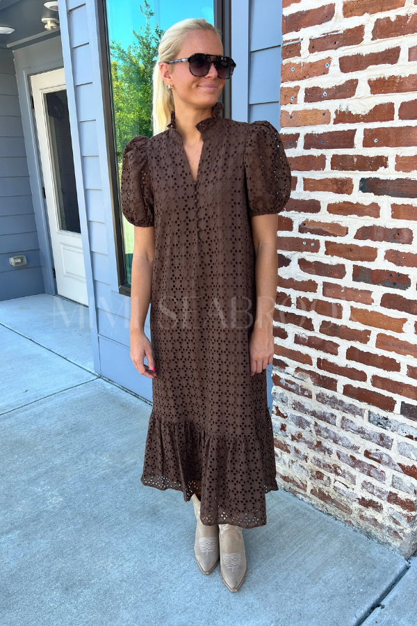 Parish dress, brown
