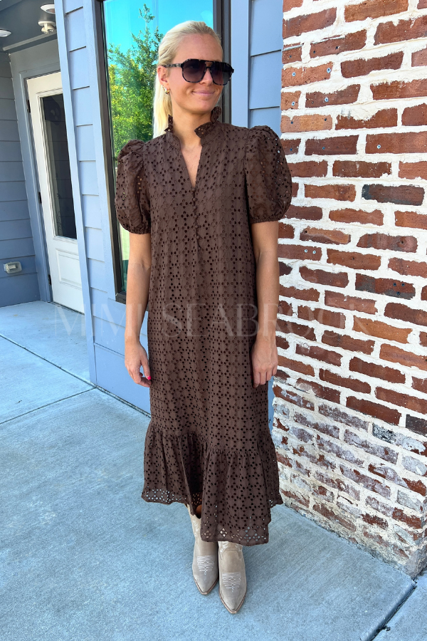 Parish dress, brown