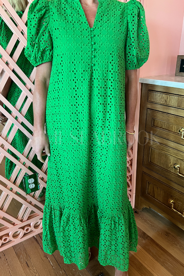 Parish dress, green