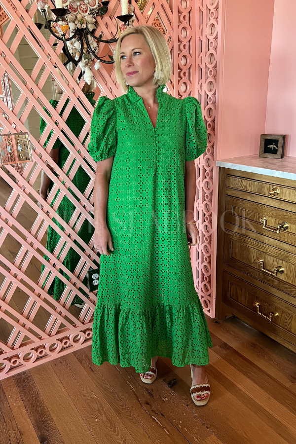 Parish dress, green