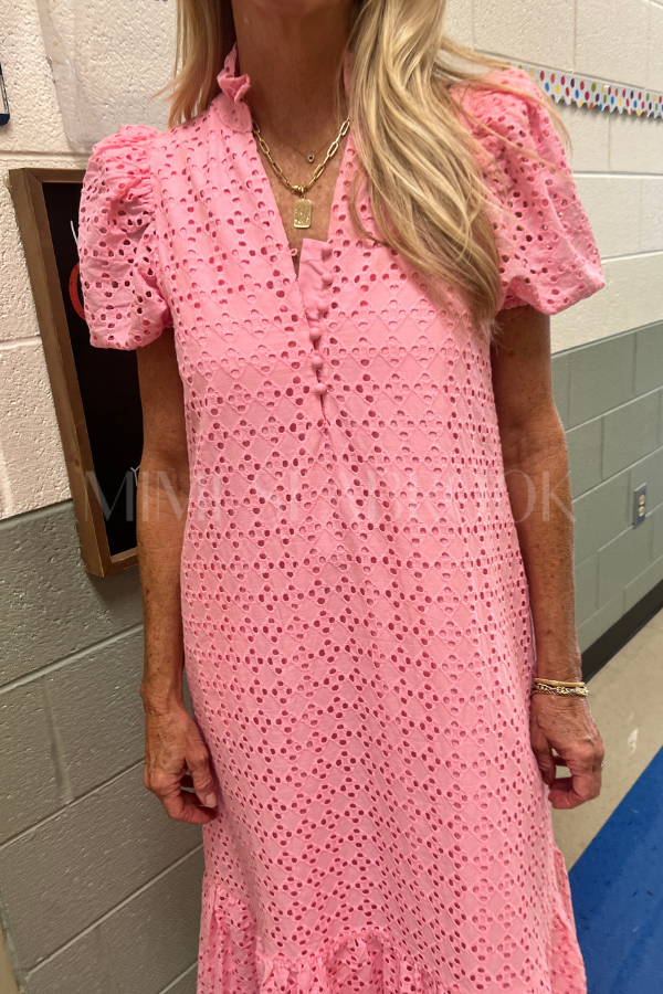 Parish dress, pink