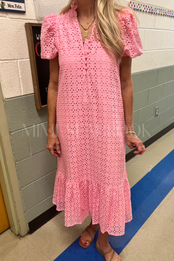 Parish dress, pink