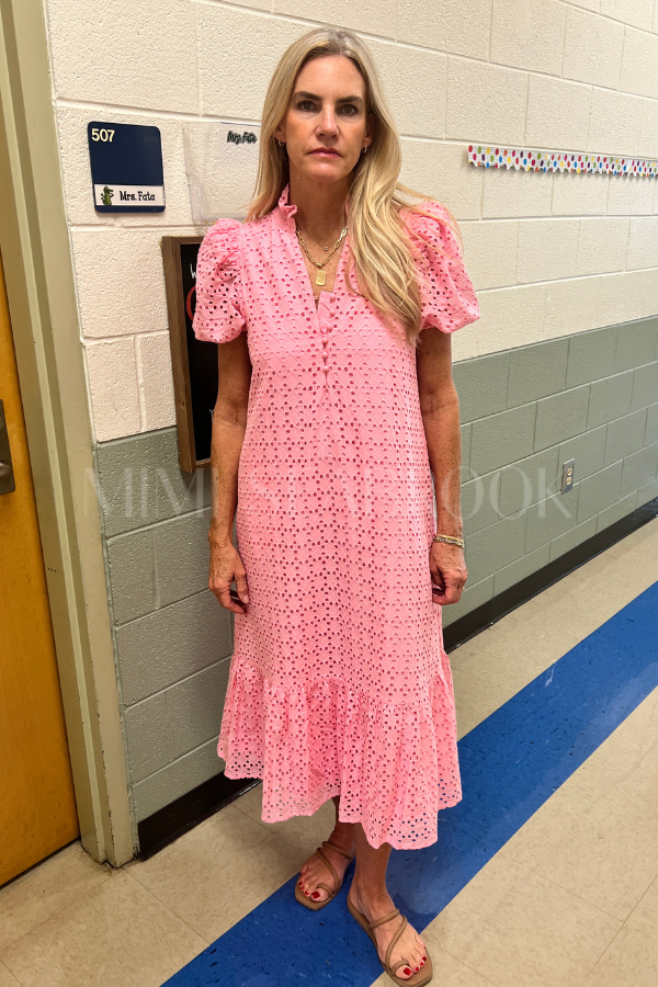 Parish dress, pink