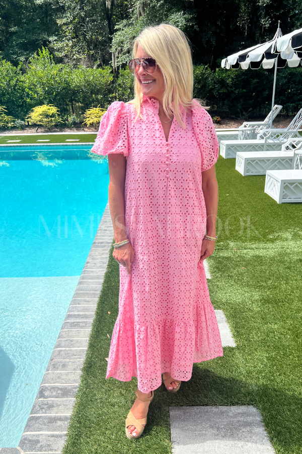 Parish dress, pink