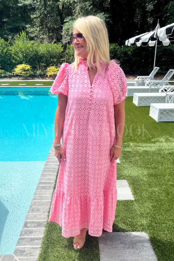 Parish dress, pink