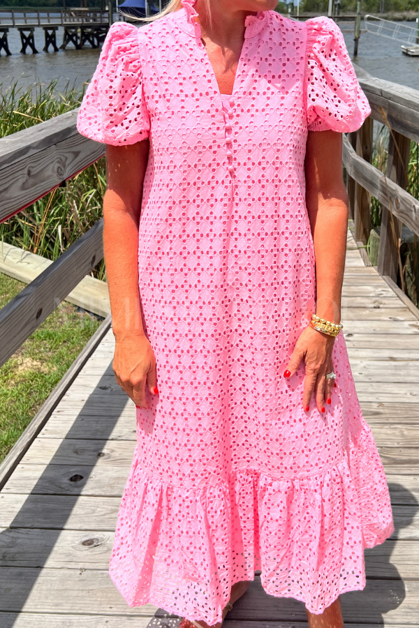 Parish dress, pink