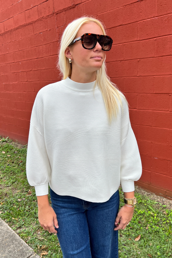 Parkerville sweater, ivory