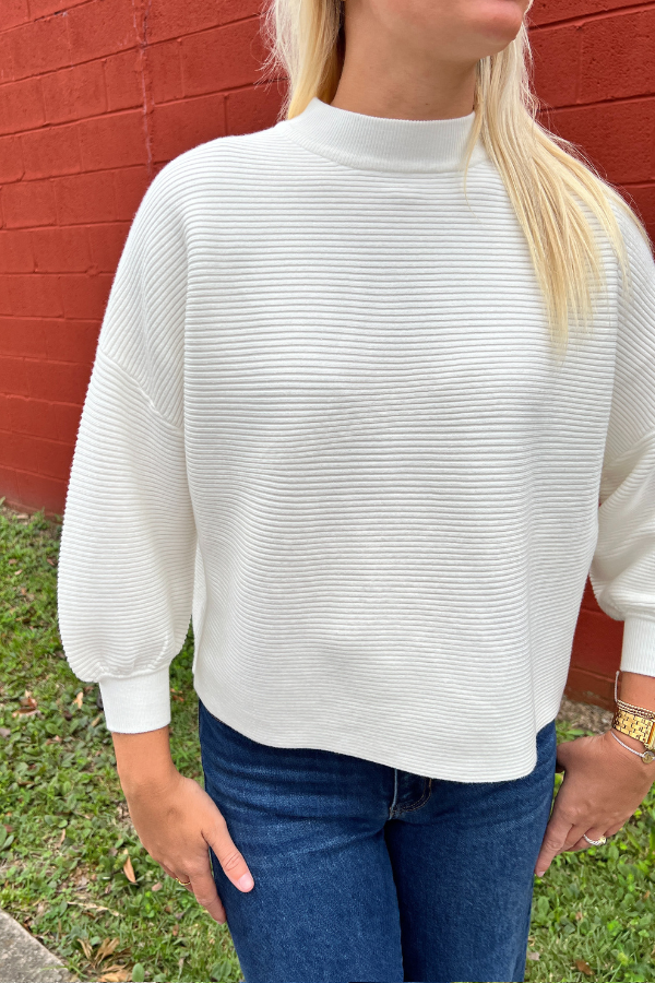 Parkerville sweater, ivory