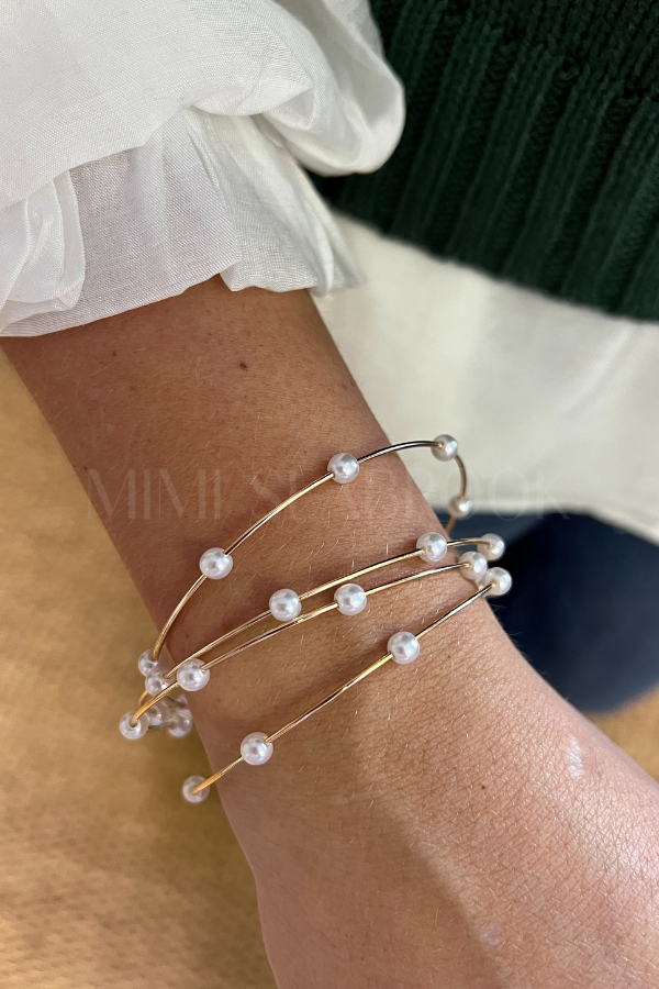 Pearl Bangle bracelet