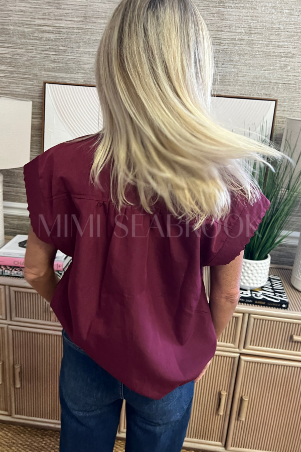 Pendale top, wine