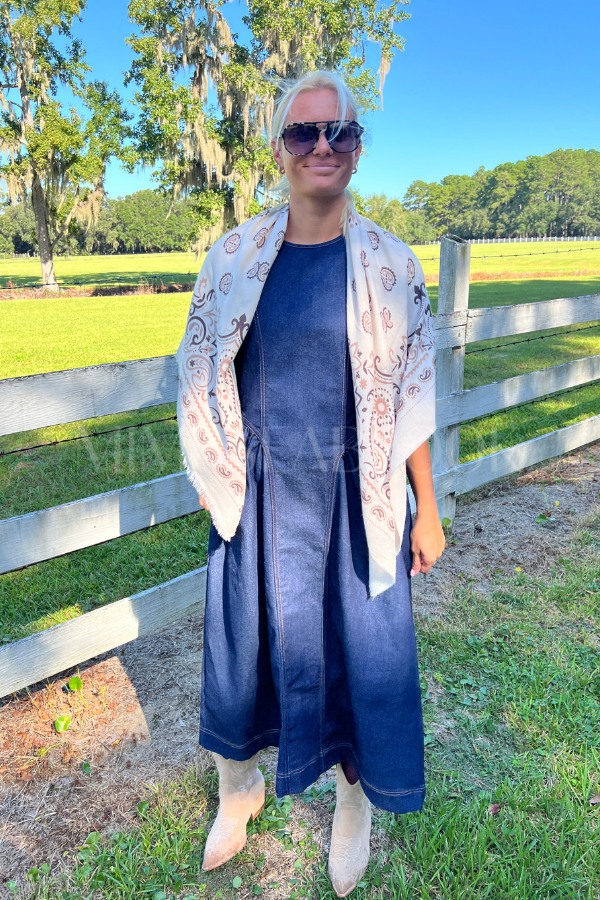 Porter denim dress