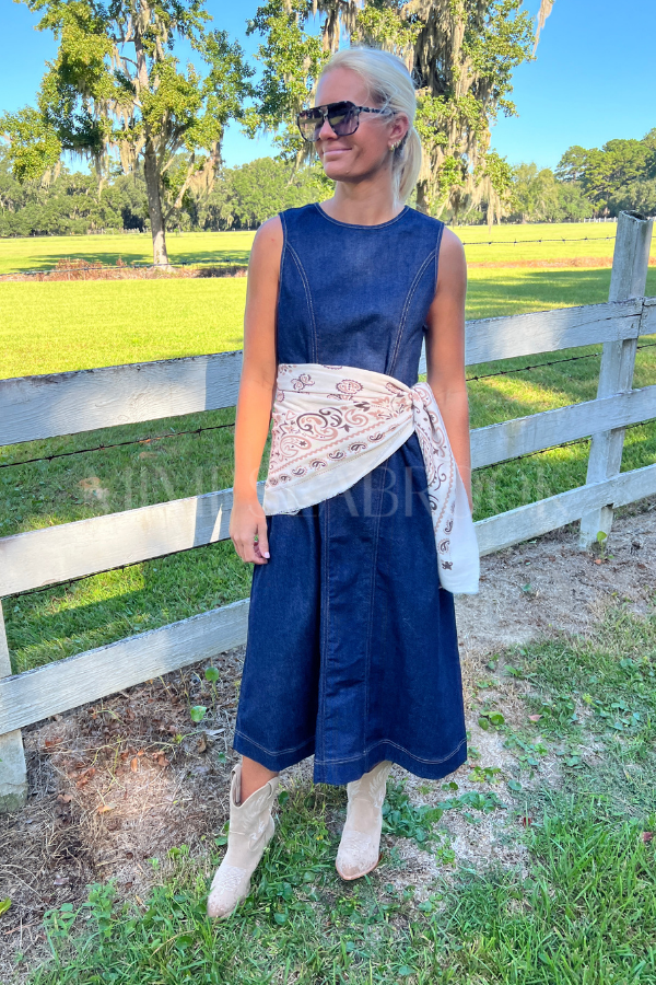 Porter denim dress