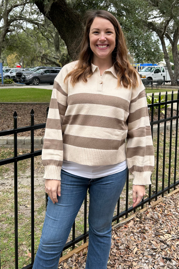 Presley sweater, camel