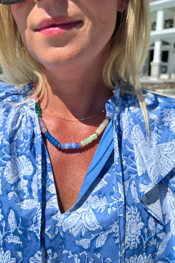 Rainbow Bead Necklace