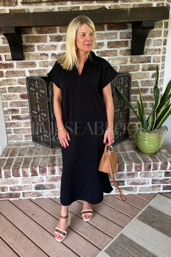 Reaves dress, black