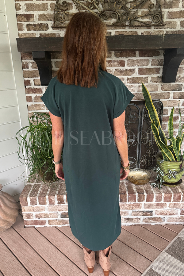 Reaves dress, forest