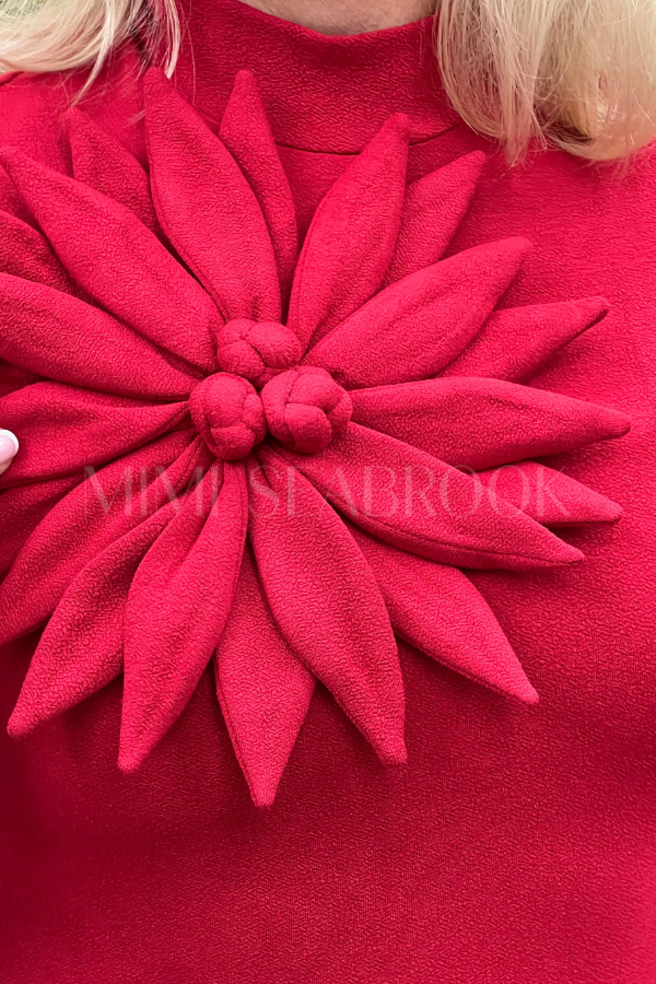 Red Flower Maxi Dress by Farm Rio