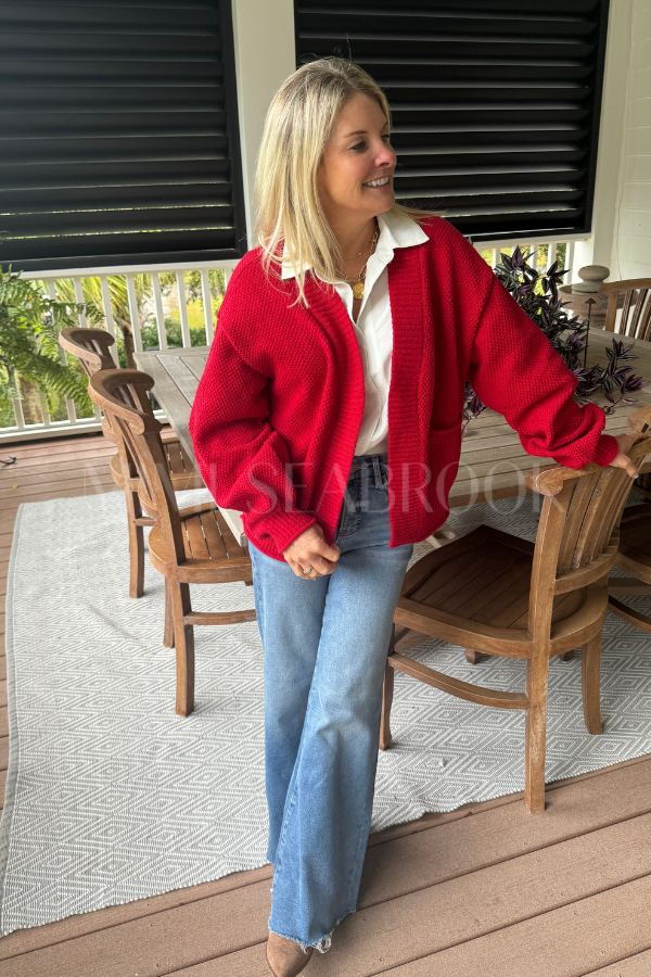 Regency sweater, red