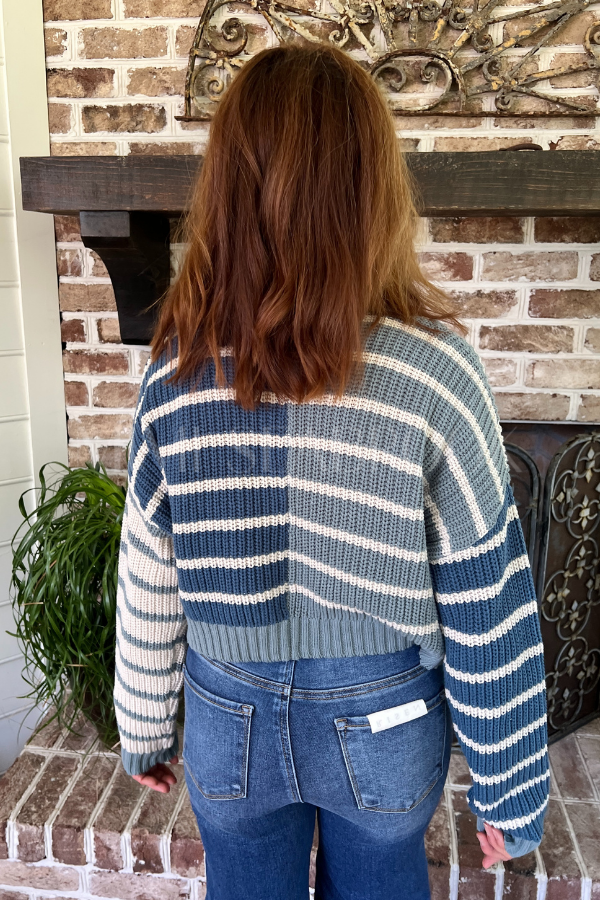 Richter sweater, teal/blue