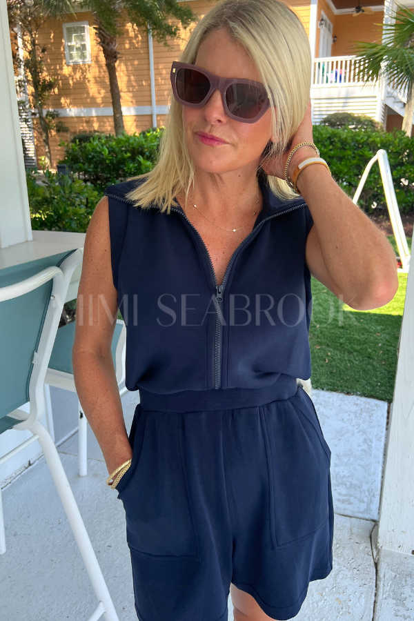Rida romper, navy