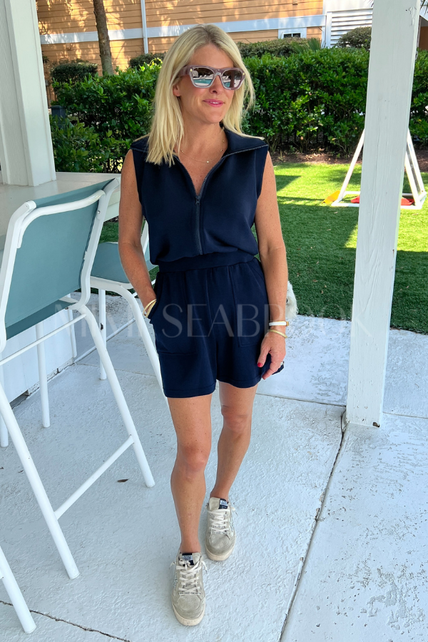 Rida romper, navy