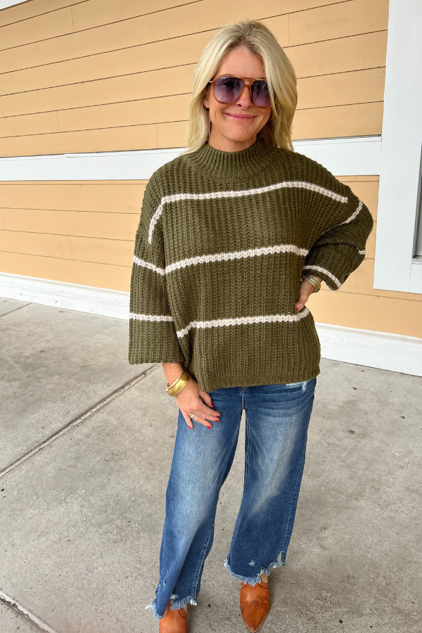 Rider sweater, olive