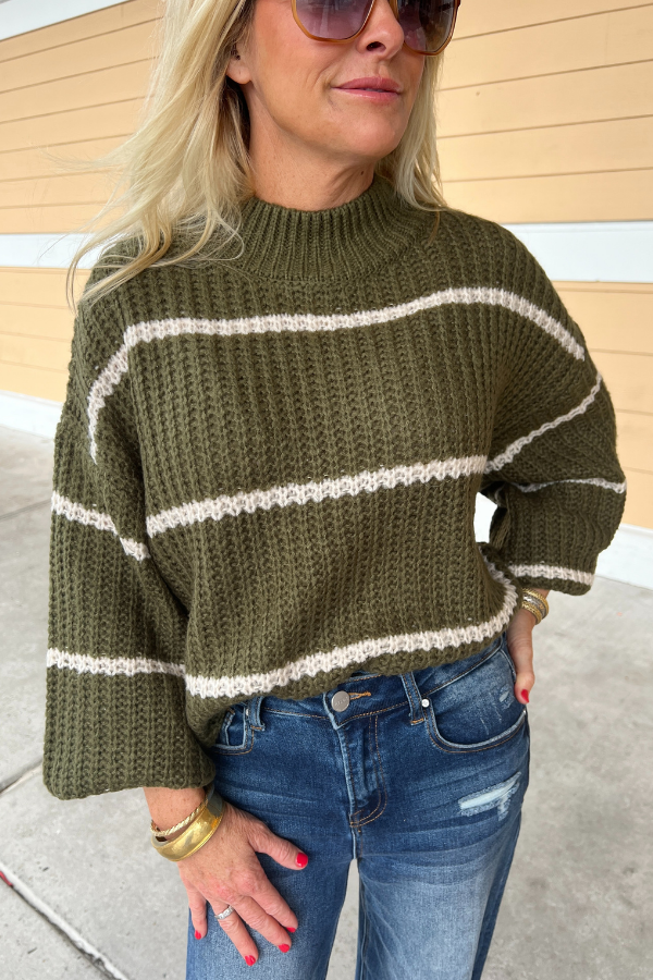 Rider sweater, olive