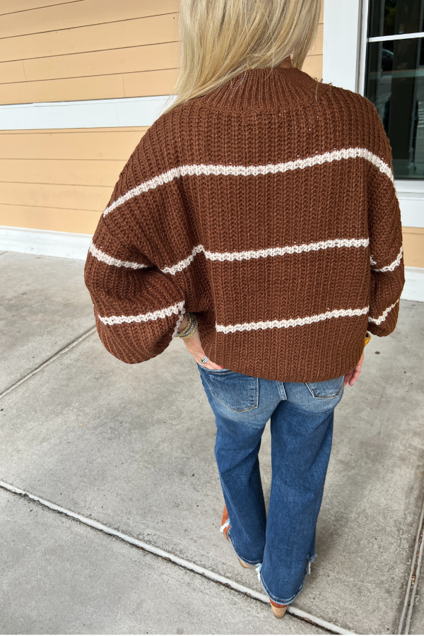 Rider sweater, brown