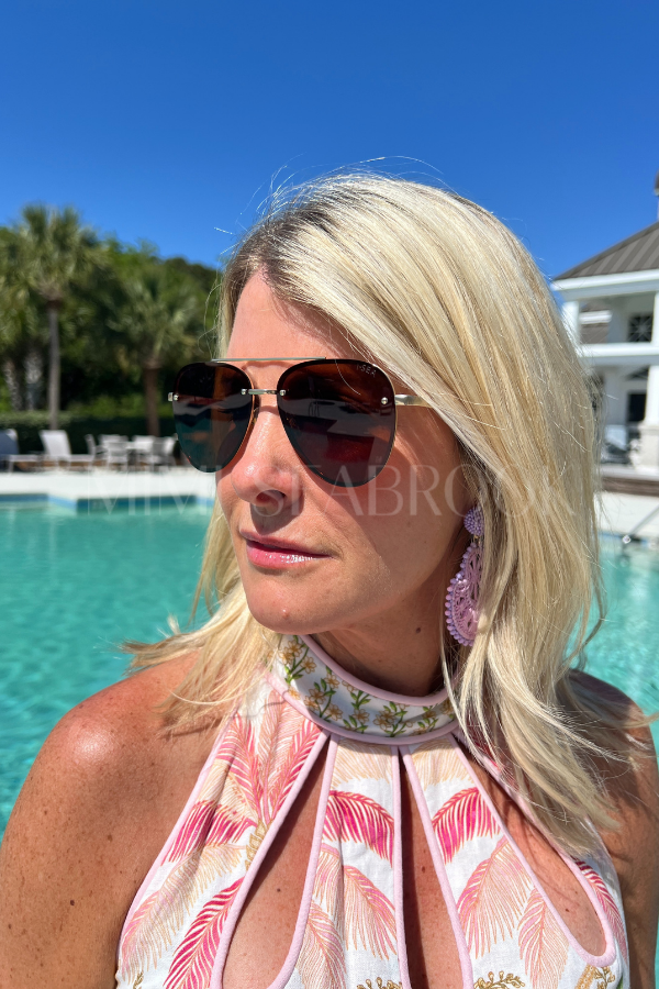 River Sunglasses, gold/brown by I-SEA