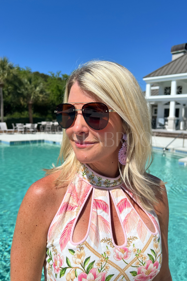 River Sunglasses, gold/brown by I-SEA