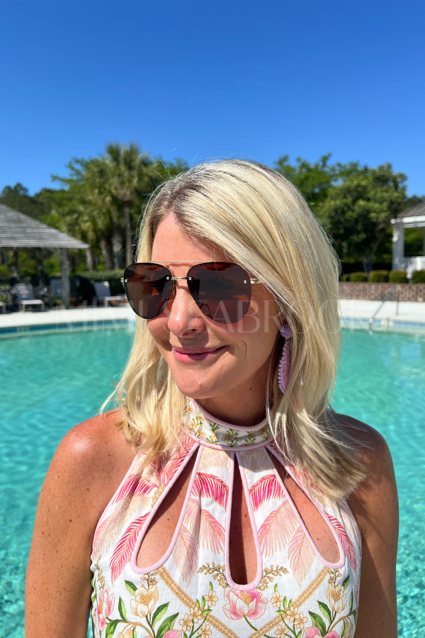 River Sunglasses, gold/brown by I-SEA