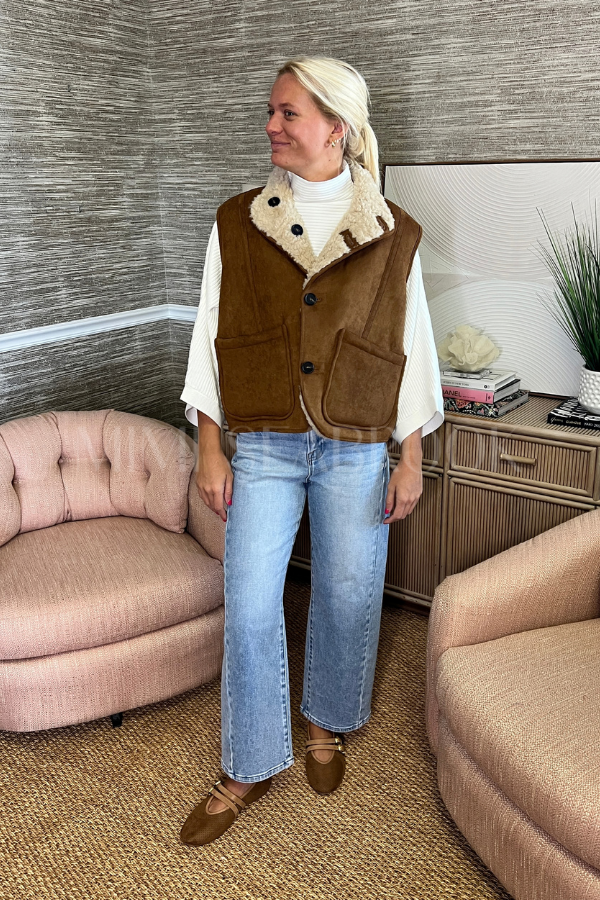 Robinson reversible vest jacket