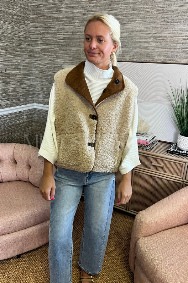 Robinson reversible vest jacket