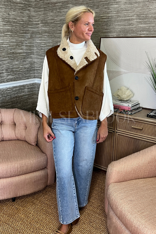 Robinson reversible vest jacket