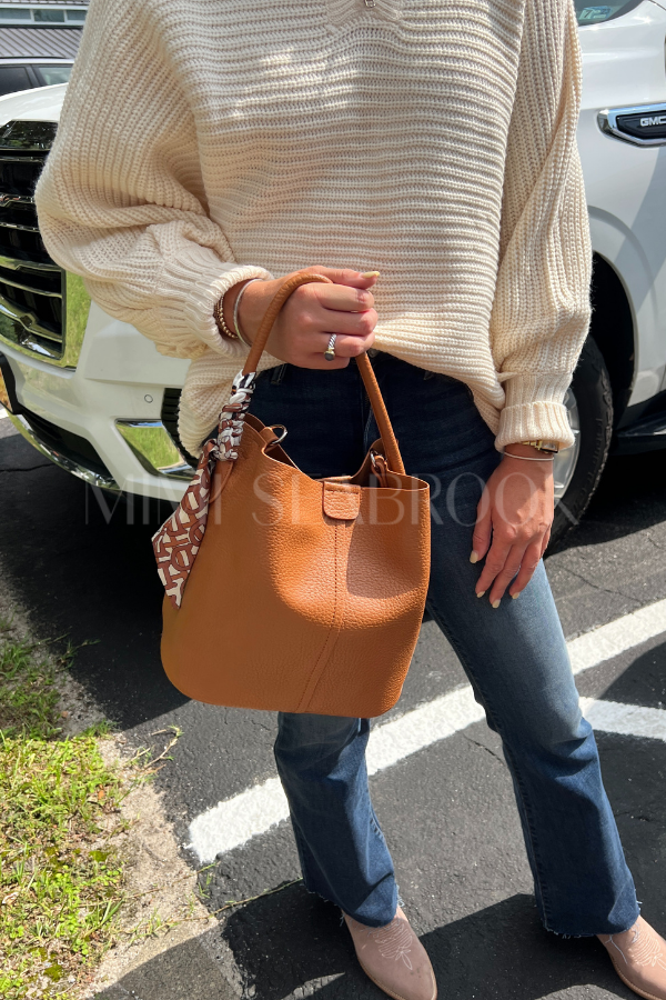 Roche bag set, tan